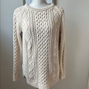 L.L. Bean Cotton Tunic Sweater Size Small